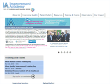 Tablet Screenshot of improvementacademy.org